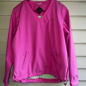 LILY PULITZER Pullover Gore-Tex Golf Jacket Removable Sleeves